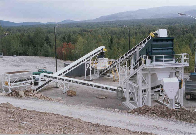 Installation chaux vue générale